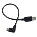25cm 90 Degree Angled USB3.1 Type C Male USB-C To Usb2.0 A Male Data Cable