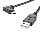 25cm 90 Degree Angled USB3.1 Type C Male USB-C To Usb2.0 A Male Data Cable