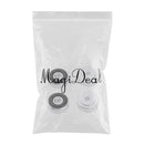 4 Pack Aluminum Speaker Spike Shockproof 30x10mm Isolation Feet Stand Cone Pad Turntable Amplifier CD DAC Recorder Silver