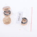 4 Pack Aluminum Speaker Spike Shockproof 30x10mm Isolation Feet Stand Cone Pad Turntable Amplifier CD DAC Recorder Gold