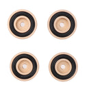 4 Pack Aluminum Speaker Spike Shockproof 30x10mm Isolation Feet Stand Cone Pad Turntable Amplifier CD DAC Recorder Gold