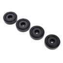 4 Pack Aluminum Speaker Spike Shockproof 30x10mm Isolation Feet Stand Cone Pad Turntable Amplifier CD DAC Recorder Black