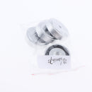 4 Pack Aluminum Speaker Spike Shockproof 40x10mm Isolation Feet Stand Cone Pad Turntable Amplifier CD DAC Recorder Silver