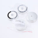 4 Pack Aluminum Speaker Spike Shockproof 50x15mm Isolation Feet Stand Cone Pad Turntable Amplifier CD DAC Recorder Silver
