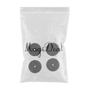 4 Pack Aluminum Speaker Spike Shockproof 50x15mm Isolation Feet Stand Cone Pad Turntable Amplifier CD DAC Recorder Black