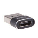 USB C to USB Male Adapter, Mini Hi-Speed USB C Female (Type-C) to USB A Male (Type-A) Fast Charging Sync Connector Converter OTG