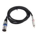 RCA to XLR Male Cable 150cm, 1 XLRM to 1 RCA/Phono Plug Hi-Fi Stereo Audio Connection Microphone Cable Wire Cord Path Cable
