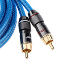 Dual XLR Male to Dual RCA Male Cable, 2 XLR Male to 2 RCA Male HIFI Audio Cable, 4N OFC Wire, for Amplifier Mixer Microphone, 1.5m