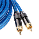 Dual XLR Male to Dual RCA Male Cable, 2 XLR Male to 2 RCA Male HIFI Audio Cable, 4N OFC Wire, for Amplifier Mixer Microphone,2m
