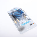 3.5mm 1/8" TRS To Dual 6.35mm 1/4" TS Mono Stereo Cable Splitter Cord 1m