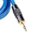 3.5mm 1/8" TRS To Dual 6.35mm 1/4" TS Mono Stereo Cable Splitter Cord 1m