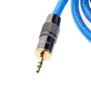 3.5mm 1/8" TRS To Dual 6.35mm 1/4" TS Mono Stereo Cable Splitter Cord 150cm