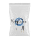 3.5mm 1/8" TRS To Dual 6.35mm 1/4" TS Mono Stereo Cable Splitter Cord 2m