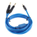 3.5mm 1/8" TRS To Dual 6.35mm 1/4" TS Mono Stereo Cable Splitter Cord 2m