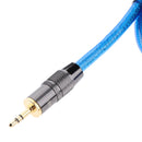 3.5mm 1/8" TRS To Dual 6.35mm 1/4" TS Mono Stereo Cable Splitter Cord 2m