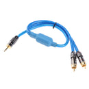RCA Cable 3.5mm Male To 2-Male RCA Cable Splitter Audio RCA Male Cable 50cm