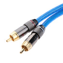 RCA Cable 3.5mm Male To 2-Male RCA Cable Splitter Audio RCA Male Cable 50cm