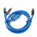 RCA Cable 3.5mm Male To 2-Male RCA Cable Splitter Audio RCA Male Cable 1m