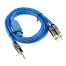 RCA Cable 3.5mm Male To 2-Male RCA Cable Splitter Audio RCA Male Cable 150cm