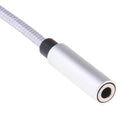 USB C to 3.5mm Audio Cable, 2 in 1 USB Type C Male to 3.5mm Female Stereo Earphone Converter Dongle and Charging Adapter for Type C Devices Silver