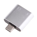 USB C to 3.5mm Audio Adapter, 2 in 1 USB Type C Male to 3.5mm Female Stereo Earphone Converter Dongle and Charging Adapter for Type C Devices Silver
