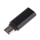Type C to 3.5mm Adapter Black Portable USB-C Headphone Audio Aux Mic Connector