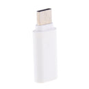 Type C to 3.5mm Adapter White Portable USB-C Headphone Audio Aux Mic Connector