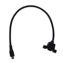 Micro B Male to Female Cable Screw Panel Mount Micro USB Cable Extender Cord