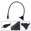 Micro B Male to Female Cable Screw Panel Mount Micro USB Cable Extender Cord