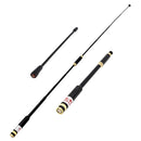 Dual Band VHF/UHF Telescopic Antenna BNC Male 144/430MHz for IC V8/V80/V82