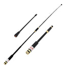 Dual Band VHF/UHF Telescopic Antenna BNC Male 144/430MHz for IC V8/V80/V82