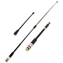 Dual Band VHF/UHF Telescopic Antenna BNC Male 144/430MHz for IC V8/V80/V82