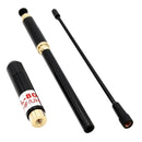 Two Way Radio Dual Band VHF/UHF SMA Male Dismountable Telescopic Antenna for TYT TH-F8 TH-UVF9 TH-UV3R WouXun/Kenwood Walkie Talkies