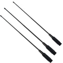 Antenna SMA-Male Dual Band VHF/UHF 144MHz/430MHz Antenna for YAESU VX-1R VX-2R VX-3R Baofeng BF-UV3R (3 Pack)