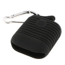 Silicone Protective Cover and Charging Skin Case for AirPods Black (Pack of 1)