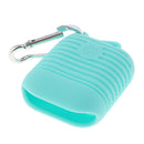 Silicone Protective Cover and Charging Skin Case for AirPods Green (Pack of 1)