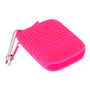 Silicone Protective Cover and Charging Skin Case for AirPods Rose (Pack of 1)