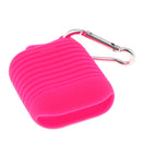 Silicone Protective Cover and Charging Skin Case for AirPods Rose (Pack of 1)