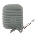 Silicone Protective Cover and Charging Skin Case for AirPods Gray (Pack of 1)
