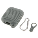 Silicone Protective Cover and Charging Skin Case for AirPods Gray (Pack of 1)