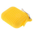 Silicone Protective Cover and Charging Skin Case for AirPods Yellow (Pack of 1)