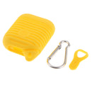 Silicone Protective Cover and Charging Skin Case for AirPods Yellow (Pack of 1)