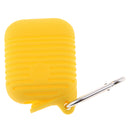Silicone Protective Cover and Charging Skin Case for AirPods Yellow (Pack of 1)