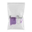 Silicone Protective Cover and Charging Skin Case for AirPods Purple (Pack of 1)
