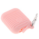 Silicone Protective Cover and Charging Skin Case for AirPods Pink (Pack of 1)
