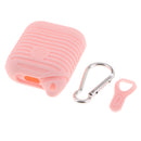 Silicone Protective Cover and Charging Skin Case for AirPods Pink (Pack of 1)