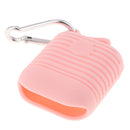 Silicone Protective Cover and Charging Skin Case for AirPods Pink (Pack of 1)