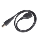 USB 2.0 Type A Female to USB B Male Scanner Printer Adapter Cable