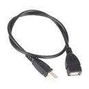USB 2.0 Type A Female to USB B Male Scanner Printer Adapter Cable