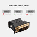 2Pieces DVI 24+5 To VGA Male To Female Adapter With Gold Plated